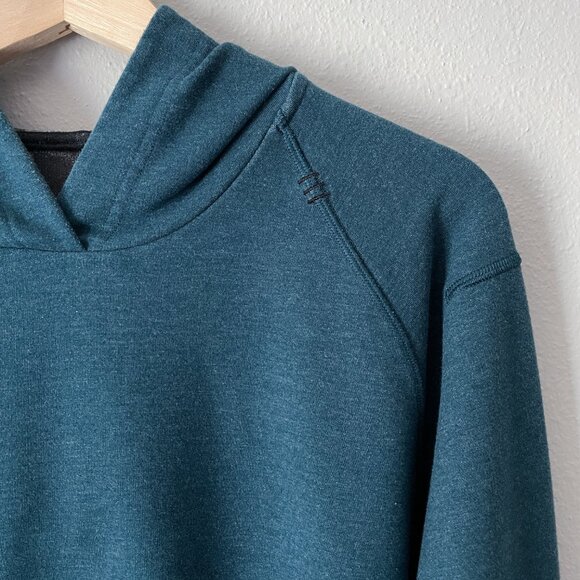 Lululemon Pave Pullover Hoodie Men's Size *XXL? Alberta Lake Teal Black/Gray - Picture 3 of 13